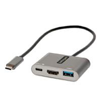 [AC-10269] ADAPTADOR MULTIPUERTOS USB C, USB TIPO C A HDMI, 4K, PD 100W, PASS THROUGH, HUB USB 3.0 1XUSBC 1XUSBA, DOCKING STATION STARTECH.COM CDP2HDUACP2
