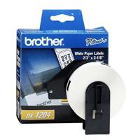 [CN-1595] ETIQUETA PRECORTADA BROTHER DK1204 BLANCA  400 ETIQUETAS 17 X 54.3 MM COMPATIBLE CON QL´S