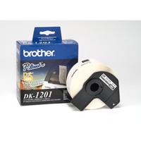 [CN-888] ETIQUETA PRECORTADA BROTHER DK1201 BLANCO 400 ETIQUETAS 29 X 90.3 MM COMPATIBLE CON QL´S