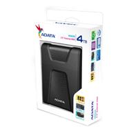 [HD-1598] DISCO DURO EXTERNO ADATA HD650 4TB PORTATIL 2.5 USB 3.2 WINDOWS MAC LINUX CONTRAGOLPES COLOR NEGRO (AHD650 ADATA AHD650-4TU31-CBK