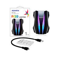 [HD-2842] DISCO DURO EXTERNO ADATA HD770G 1TB PORTATIL 2.5 USB 3.2 WINDOWS MAC LINUX CONTRAGOLPES GAMING RGB COLOR NEGRO (AHD770G ADATA AHD770G-1TU32G1-CBK