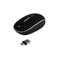 [MS-1581] MOUSE INALAMBRICO OPTICO ERGONOMICO 1000 DPI RECEPTOR DUAL (USB Y TIPO C) SILENCIOSO PERFECT CHOICE WHISPER PERFECT CHOICE PC-045175